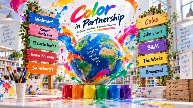 Color in Partnership:与维成合作的全球品牌与零售商