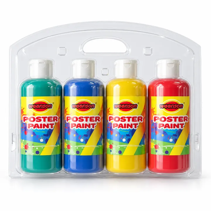 4 × 260 ml Poster Paint