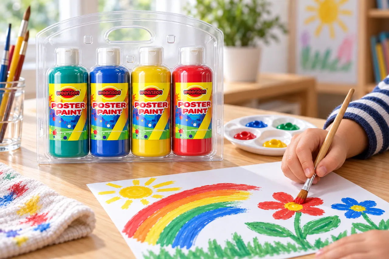 4 × 260 ml Poster Paint