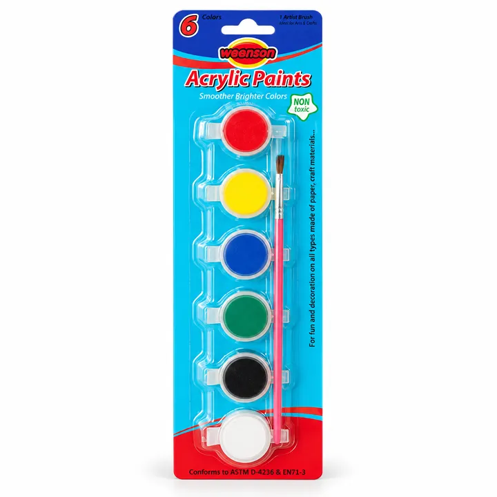6 × 5 ml Acrylic Paint
