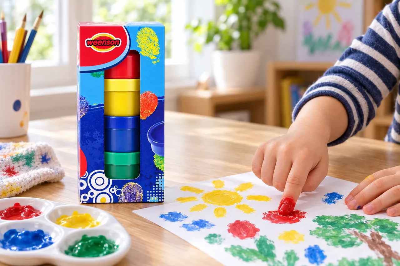 4 × 28 ml Finger Paint