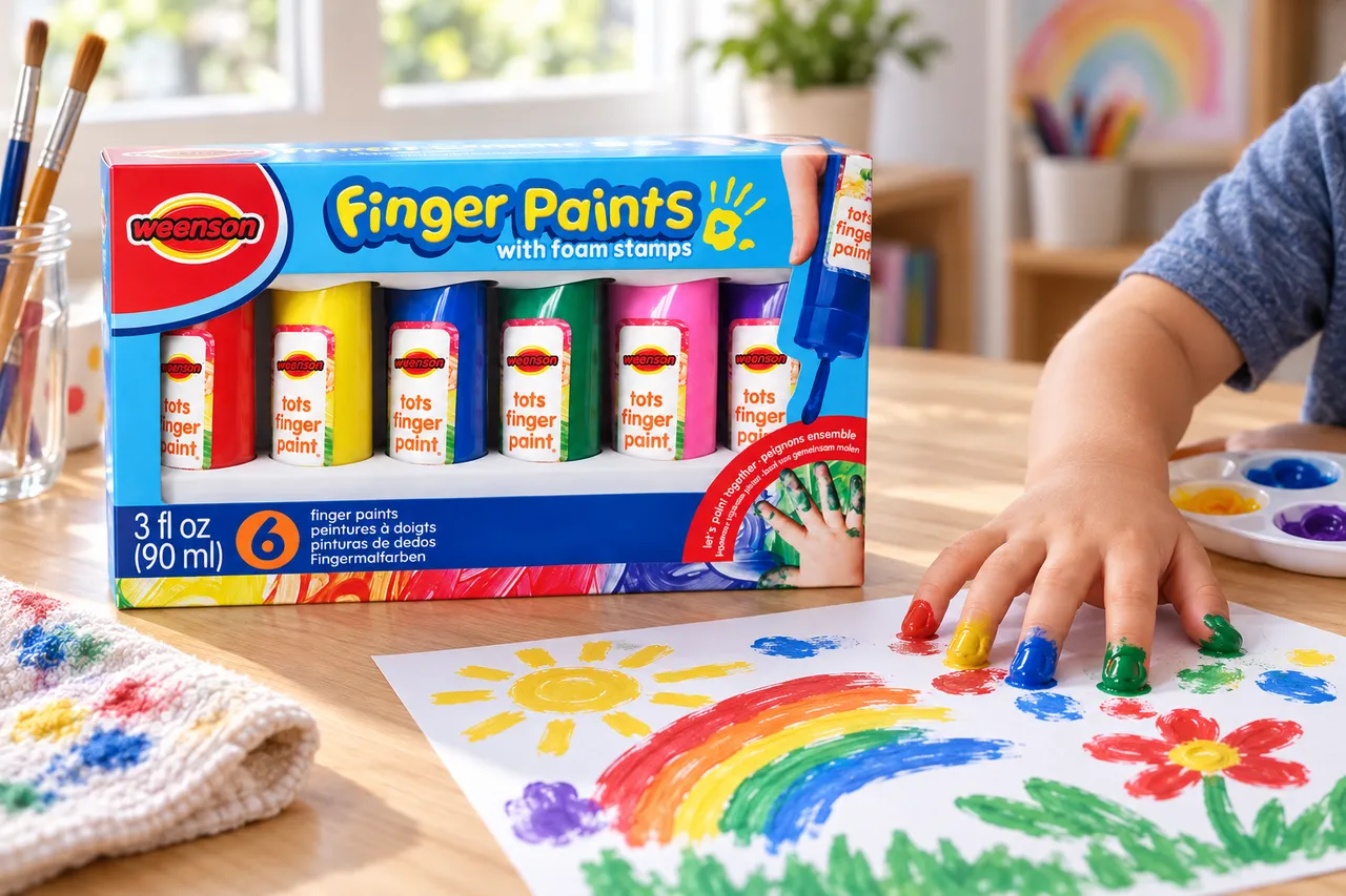 6 × 90 ml Finger Paint