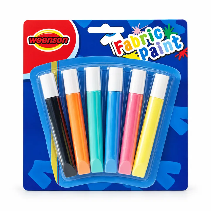 6 × 12 ml Fabric Paint