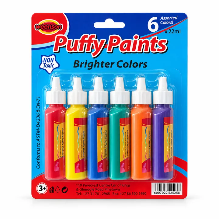 6 × 22 ml Puffy Paint