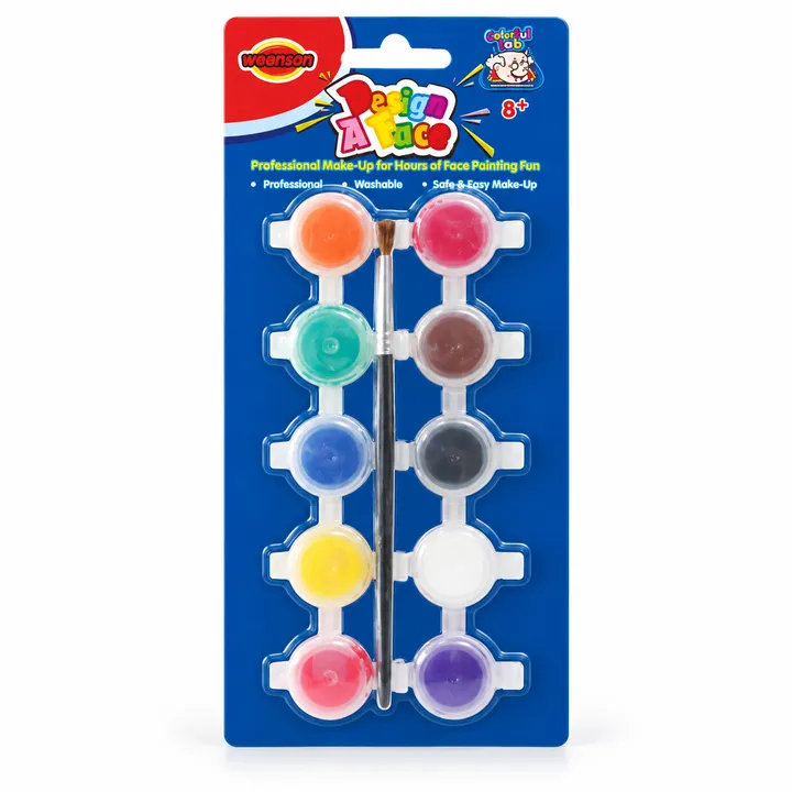 10 × 2.5 ml Face Paint