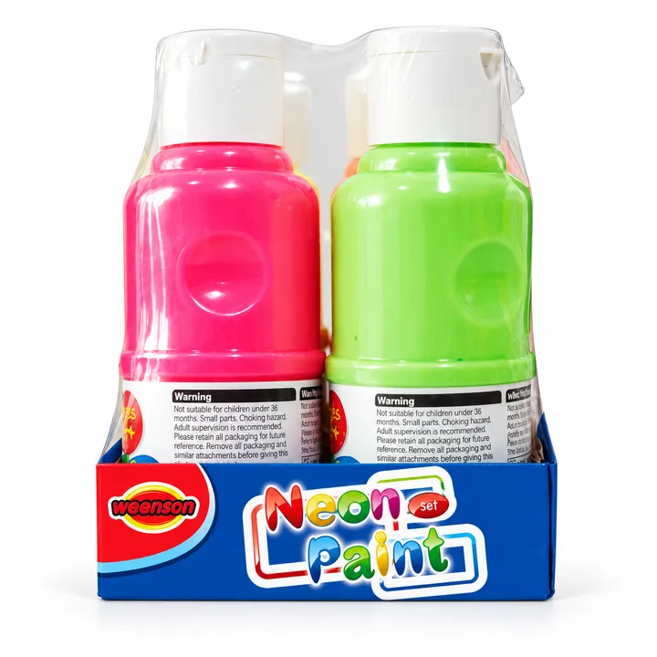 4 × 120 ml Neon Paint