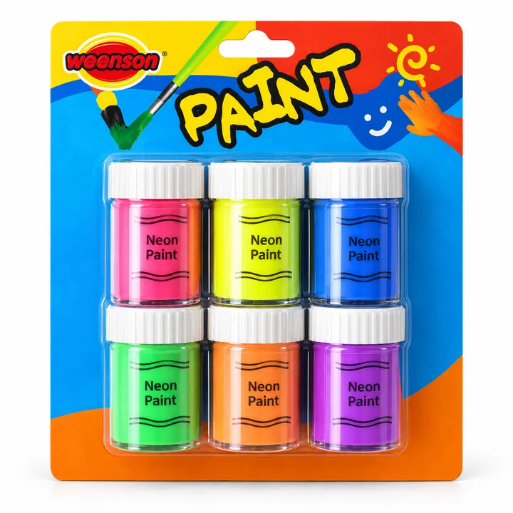 6 × 20 ml Neon Paint