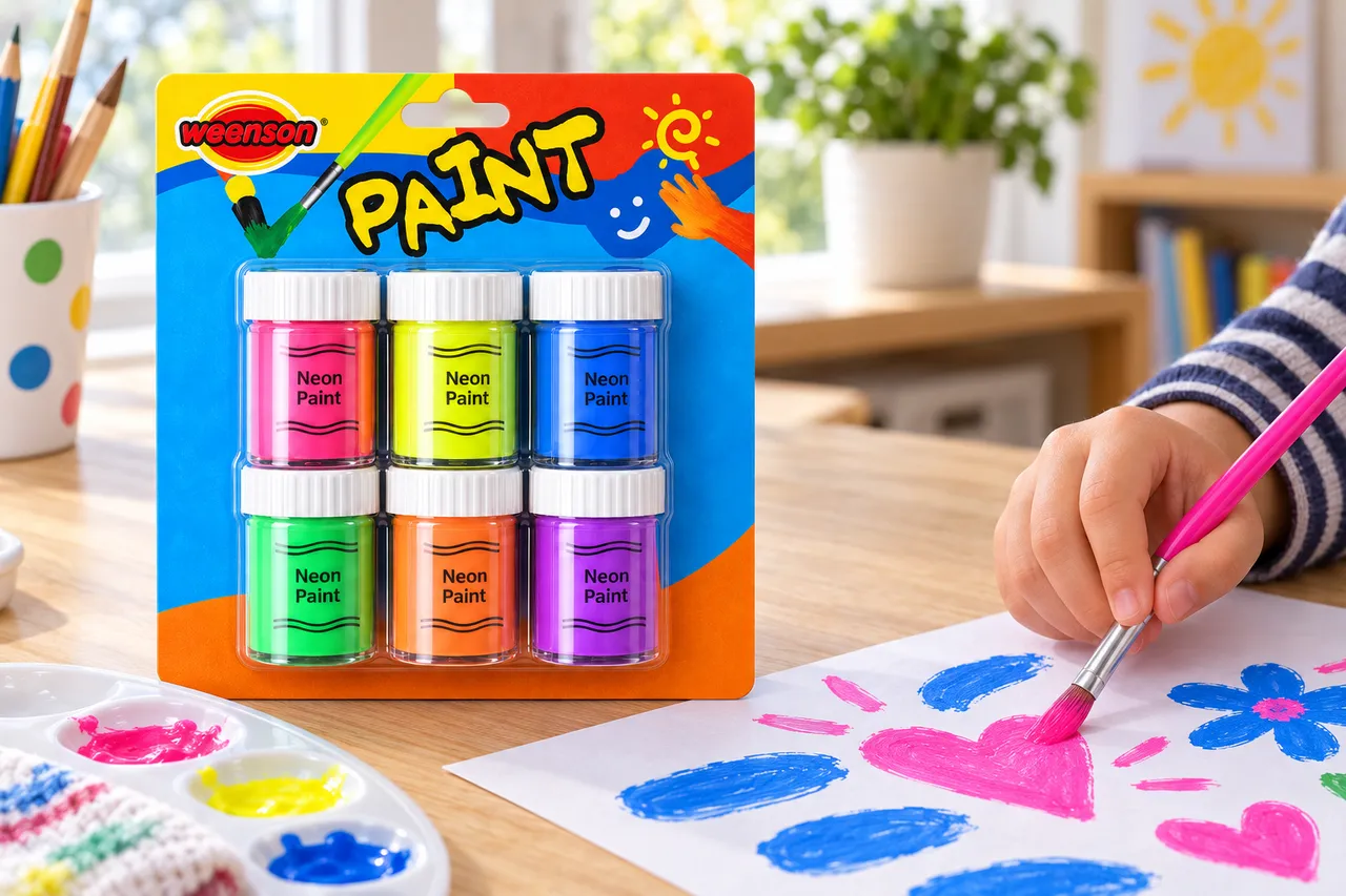 6 × 20 ml Neon Paint