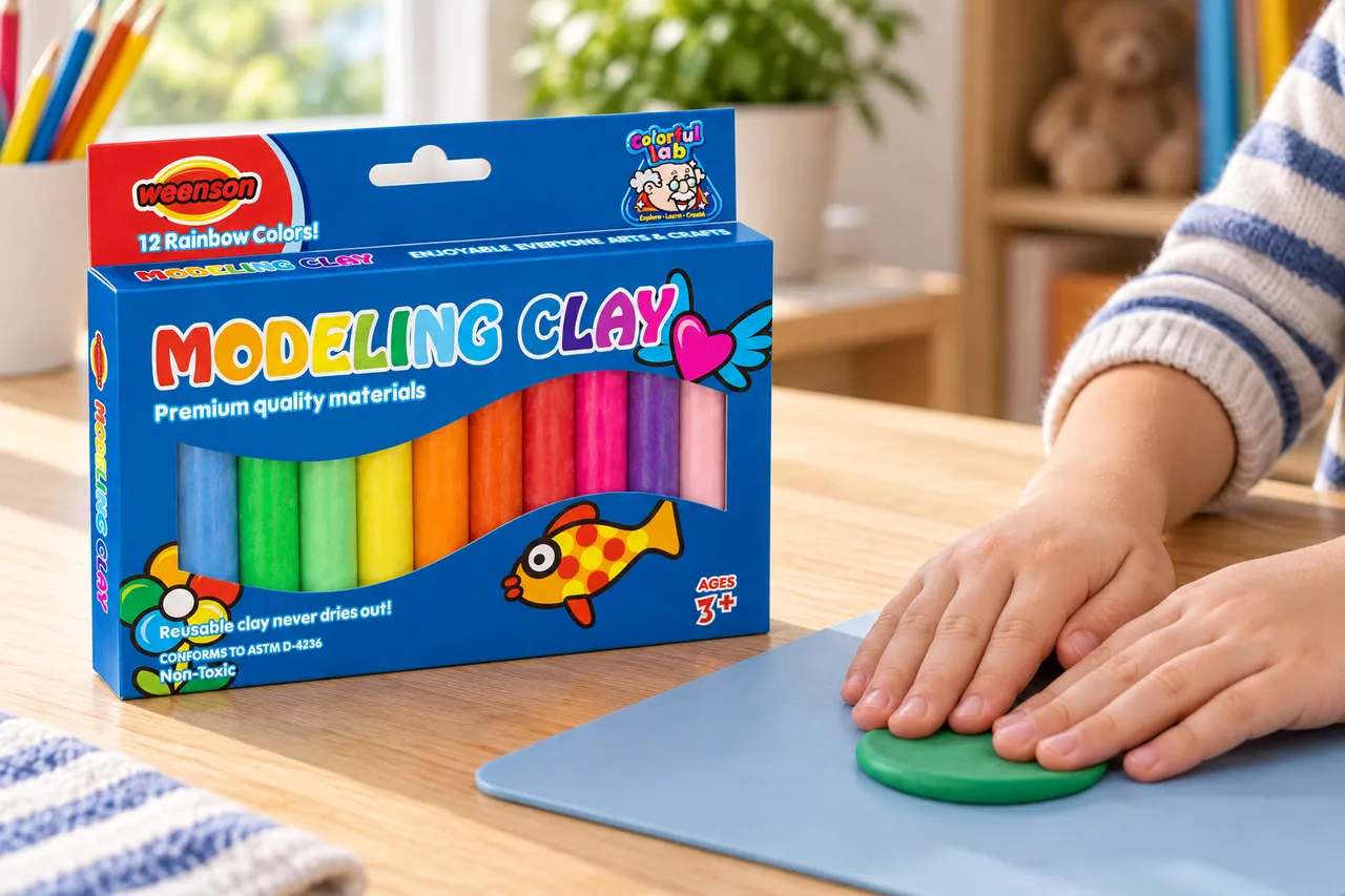 12 Color Modeling Clay