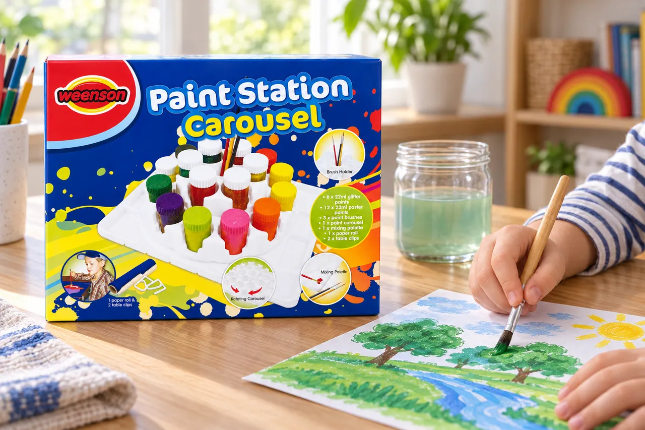 Paint Station Carousel
